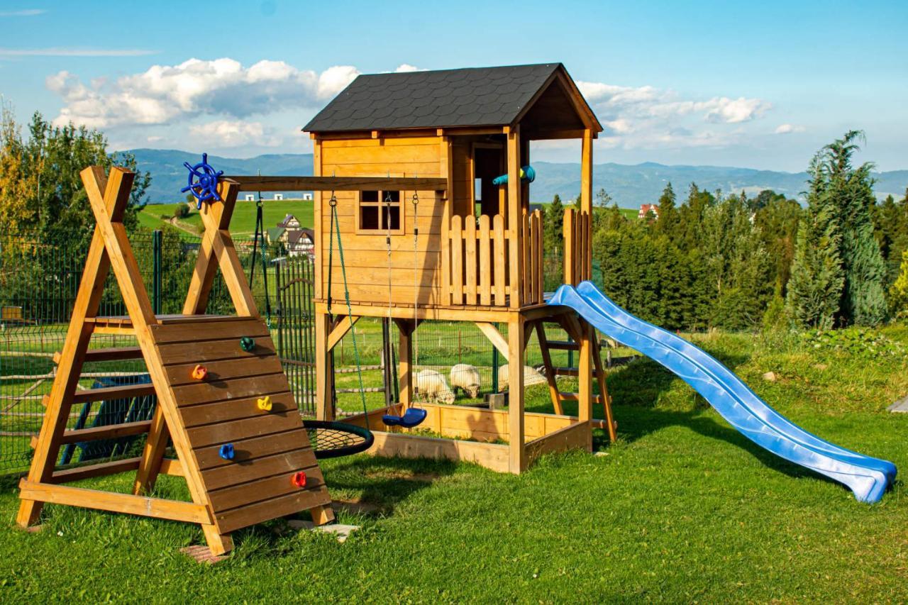 Podhalanski Dworek Z Jacuzzi Lesnica  Exterior photo